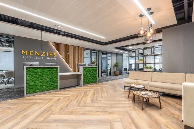 Inside Menzies building